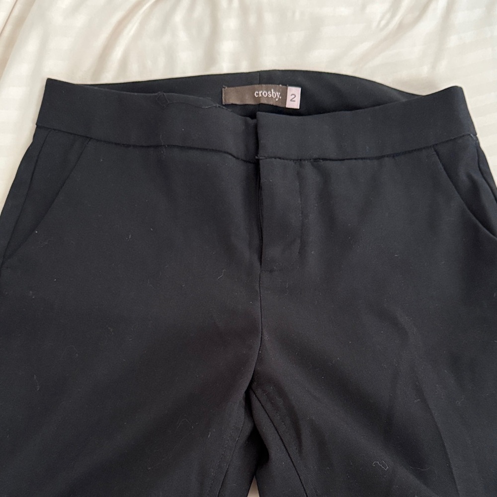 Crosby Elegant Black Pants